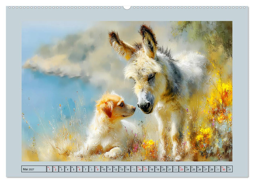 Zwergesel. Kleine Langohren mit großem Charme (CALVENDO Premium Wandkalender 2027)
