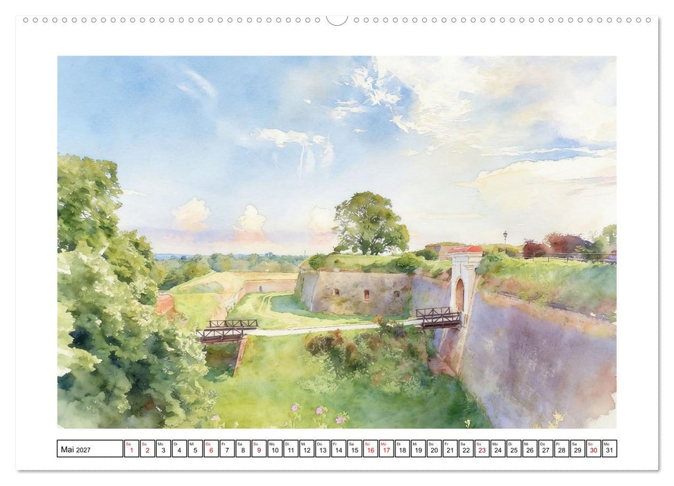 Abwechslungsreiches Serbien (CALVENDO Premium Wandkalender 2027)