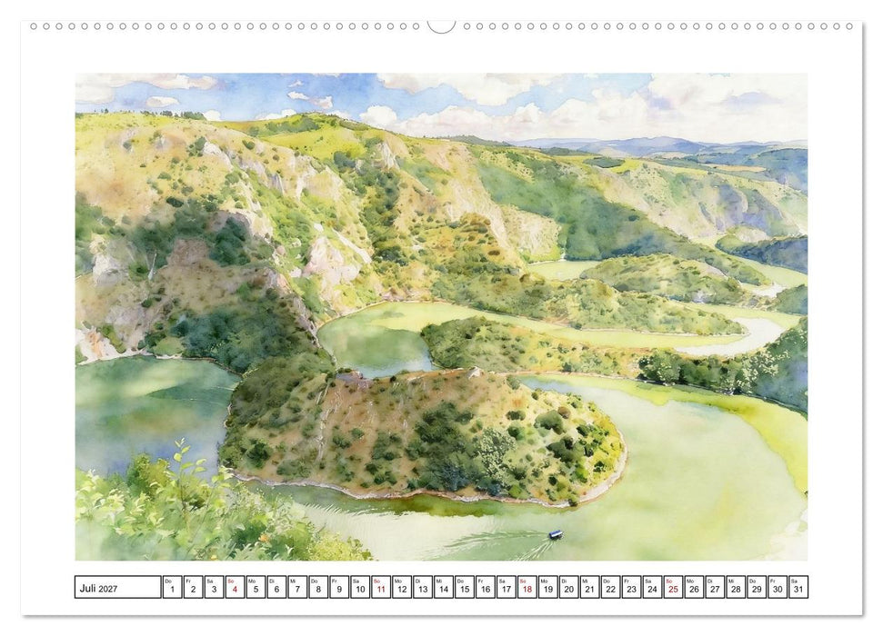 Abwechslungsreiches Serbien (CALVENDO Premium Wandkalender 2027)