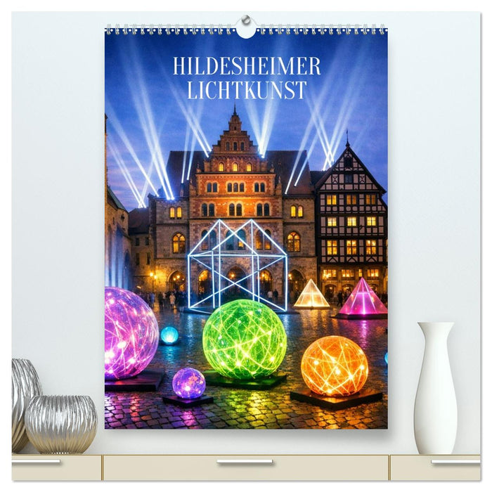 Hildesheim, ein Moment in dem die Stadt zu leuchten beginnt. (CALVENDO Premium Wandkalender 2027)