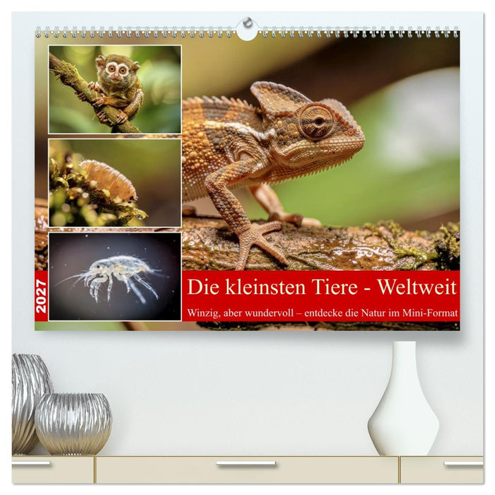 Die kleinsten Tiere - Weltweit (CALVENDO Premium Wandkalender 2027)