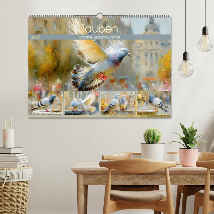 Tauben. Urbane Lebenskünstler (CALVENDO Wandkalender 2027)