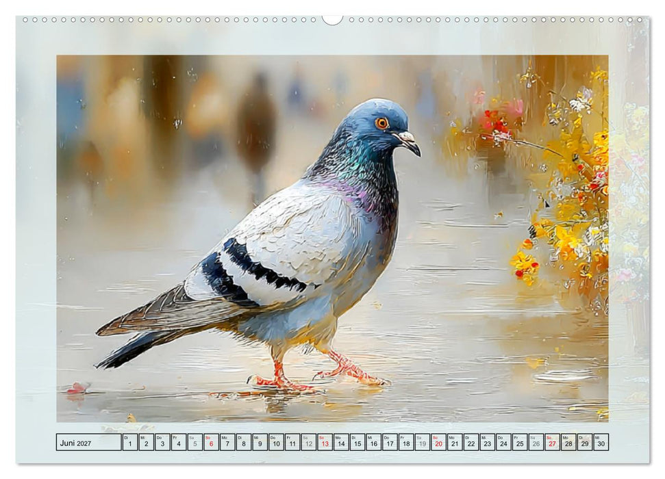 Tauben. Urbane Lebenskünstler (CALVENDO Wandkalender 2027)