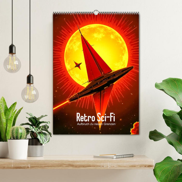 Retro Sci-Fi - Aufbruch zu neuen Grenzen (CALVENDO Wandkalender 2027)