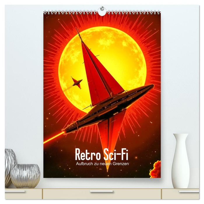 Retro Sci-Fi - Aufbruch zu neuen Grenzen (CALVENDO Premium Wandkalender 2027)