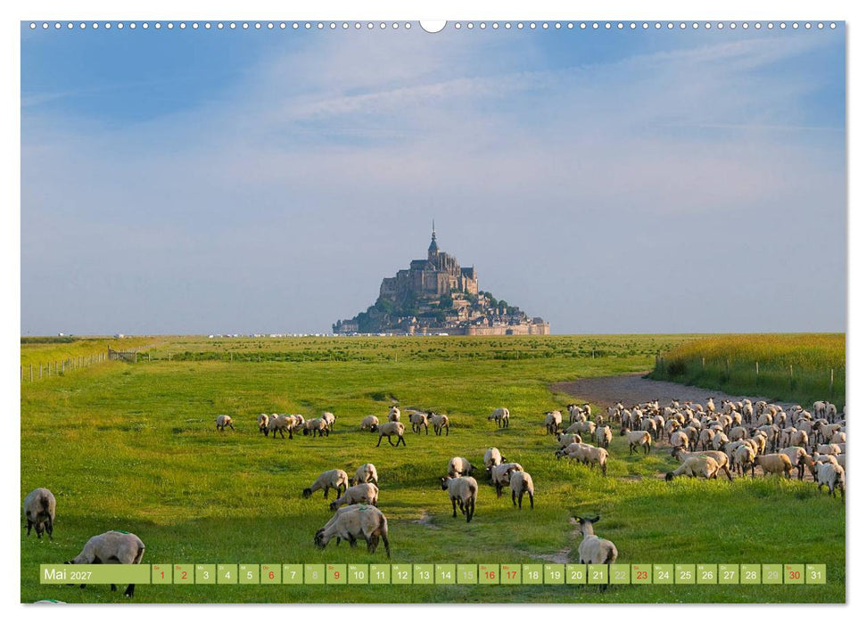 Quer durch die Normandie (CALVENDO Premium Wandkalender 2027)