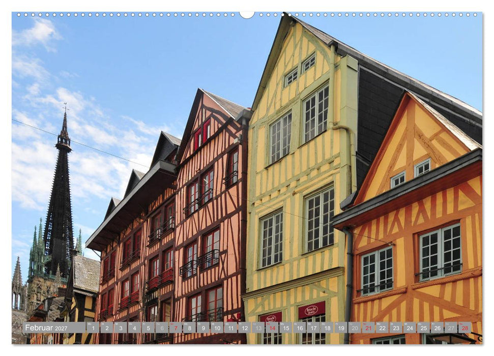 Quer durch die Normandie (CALVENDO Wandkalender 2027)