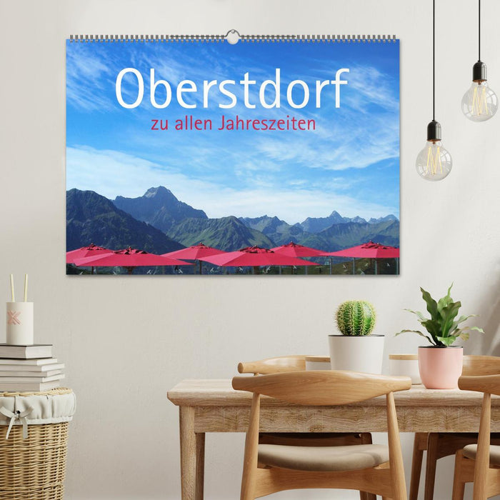 Oberstdorf zu allen Jahreszeiten (CALVENDO Wandkalender 2027)
