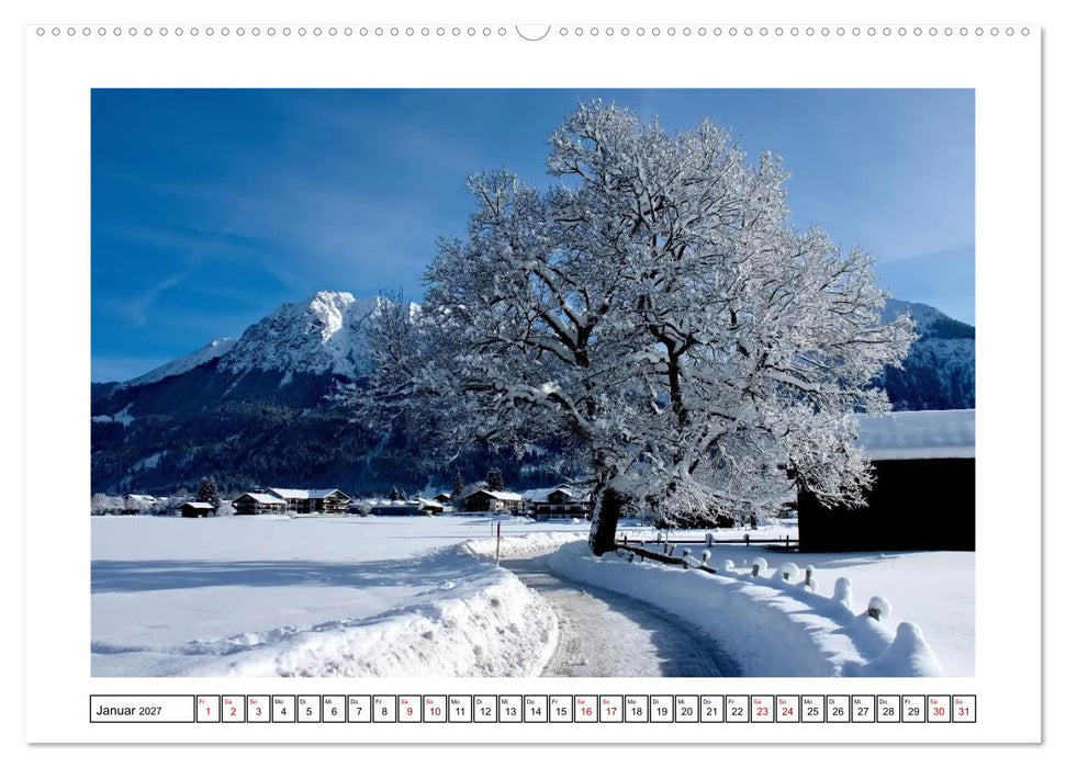 Oberstdorf zu allen Jahreszeiten (CALVENDO Wandkalender 2027)