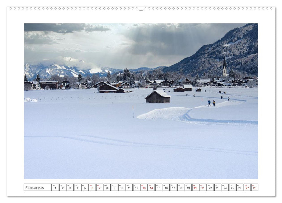 Oberstdorf zu allen Jahreszeiten (CALVENDO Wandkalender 2027)