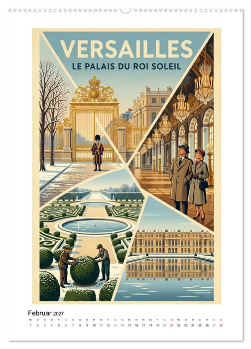 Sehnsucht Frankreich - Die Mid-Century Collection (CALVENDO Wandkalender 2027)