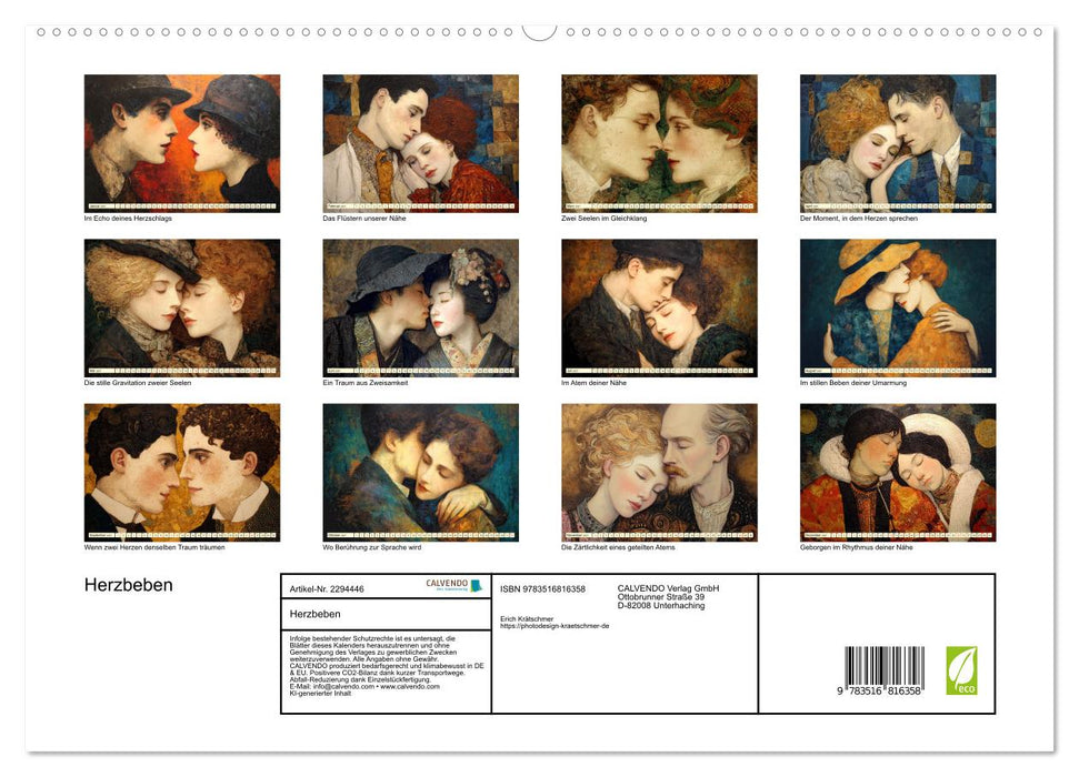 Herzbeben (CALVENDO Premium Wandkalender 2027)