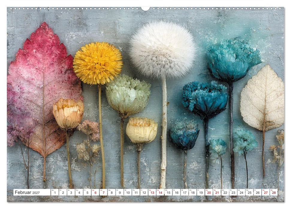 Blumen und Blätter sind das sanfte Lächeln der Natur. (CALVENDO Wandkalender 2027)