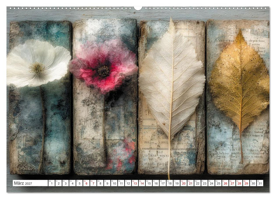 Blumen und Blätter sind das sanfte Lächeln der Natur. (CALVENDO Wandkalender 2027)