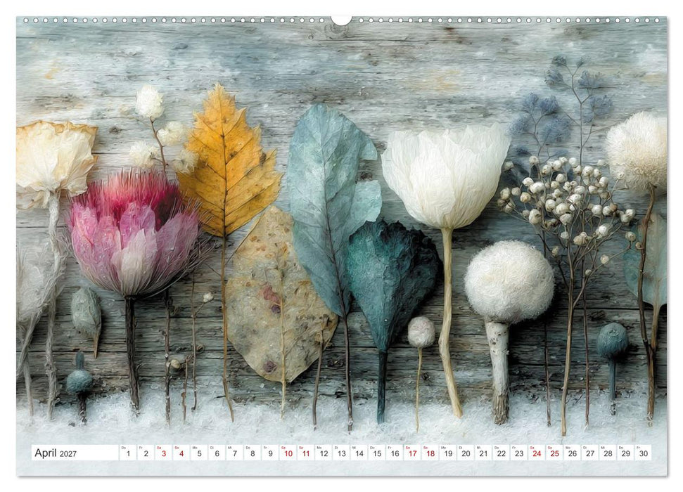 Blumen und Blätter sind das sanfte Lächeln der Natur. (CALVENDO Wandkalender 2027)