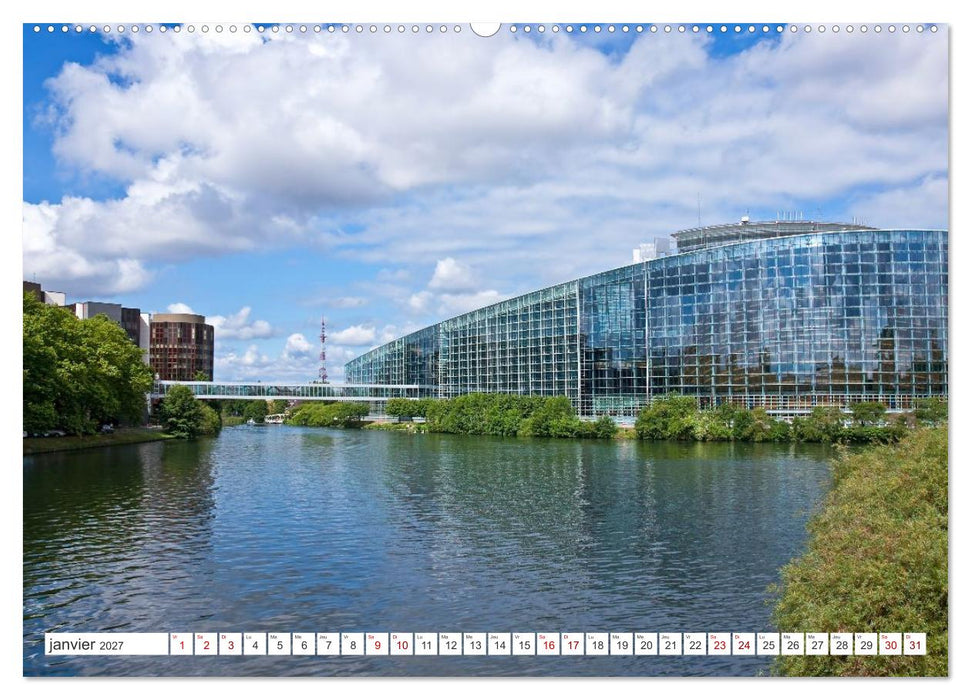 Strasbourg - Ville d'histoire et de charme au cœur de l'Europe (CALVENDO Calendrier mensuel 2027)