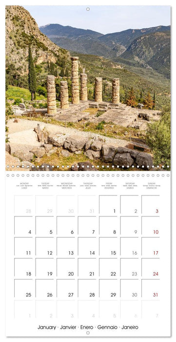 Europe - Greece (CALVENDO Monthly Calendar 2027)
