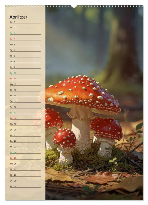 Pilze wie im Märchen (CALVENDO Wandkalender 2027)