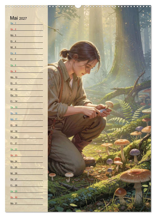 Pilze wie im Märchen (CALVENDO Wandkalender 2027)