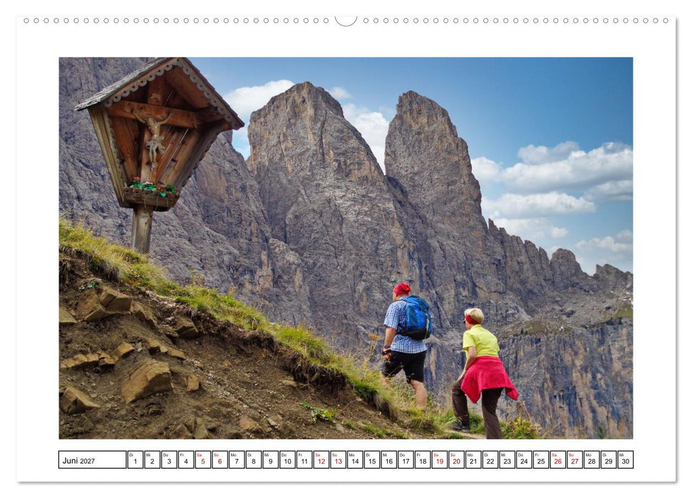 Über dem Grödnertal (CALVENDO Wandkalender 2027)