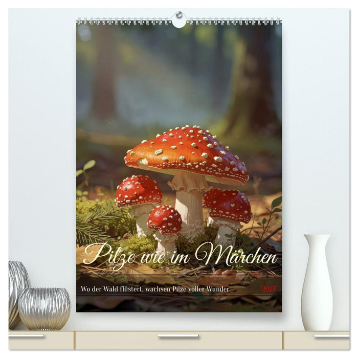 Pilze wie im Märchen (CALVENDO Premium Wandkalender 2027)