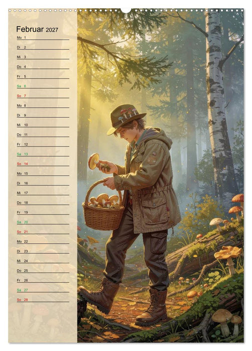 Pilze wie im Märchen (CALVENDO Premium Wandkalender 2027)