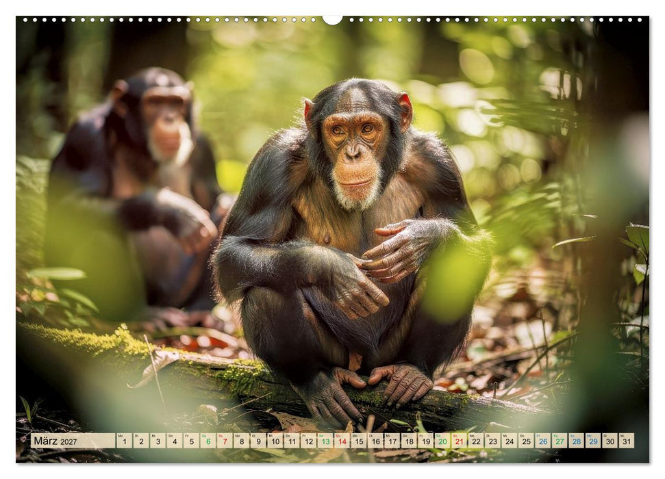 Die intelligentesten Tiere - Weltweit (CALVENDO Premium Wandkalender 2027)