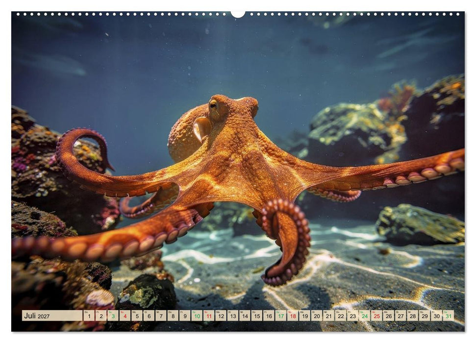 Die intelligentesten Tiere - Weltweit (CALVENDO Premium Wandkalender 2027)