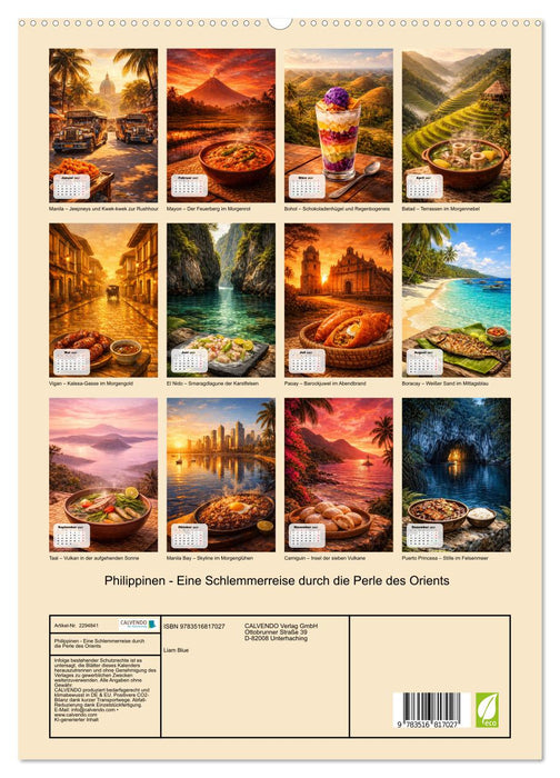 Philippinen - Eine Schlemmerreise durch die Perle des Orients (CALVENDO Premium Wandkalender 2027)