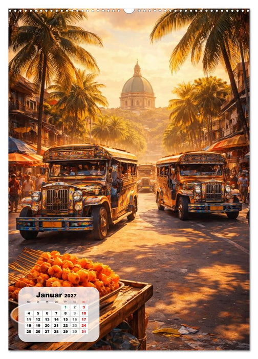 Philippinen - Eine Schlemmerreise durch die Perle des Orients (CALVENDO Premium Wandkalender 2027)