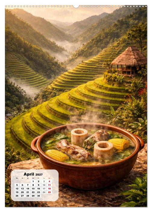 Philippinen - Eine Schlemmerreise durch die Perle des Orients (CALVENDO Premium Wandkalender 2027)
