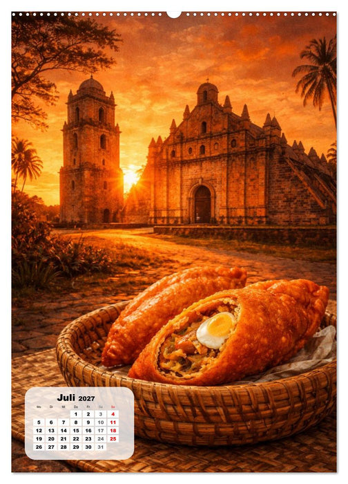 Philippinen - Eine Schlemmerreise durch die Perle des Orients (CALVENDO Premium Wandkalender 2027)