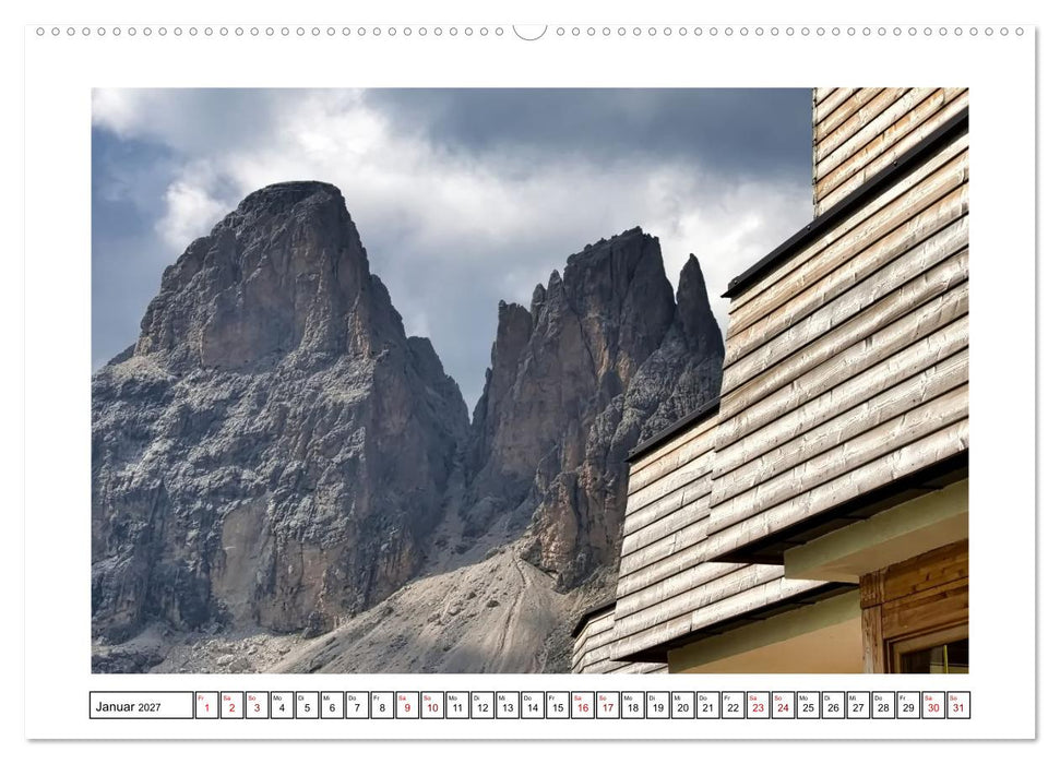 Über dem Grödnertal (CALVENDO Premium Wandkalender 2027)