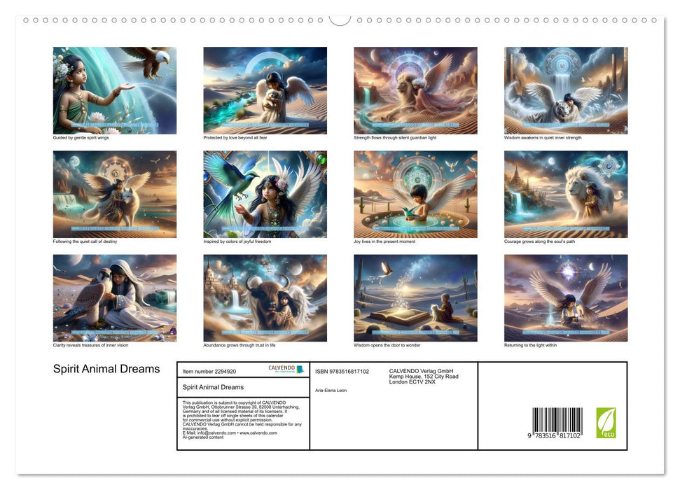 Spirit Animal Dreams (CALVENDO Premium-Calendar 2027)