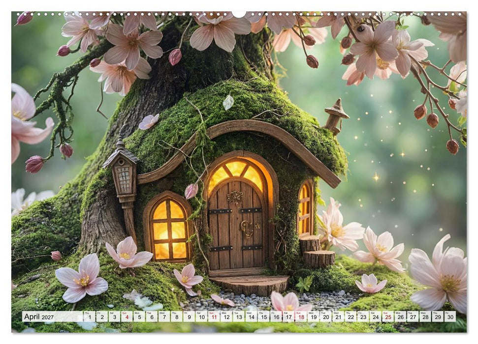 Where the Fairies Dwell - A year of hidden forest homes and gentle magic (CALVENDO Monthly Calendar 2027)