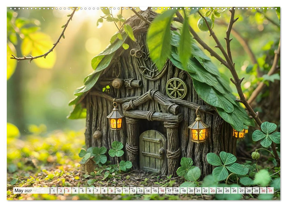 Where the Fairies Dwell - A year of hidden forest homes and gentle magic (CALVENDO Monthly Calendar 2027)