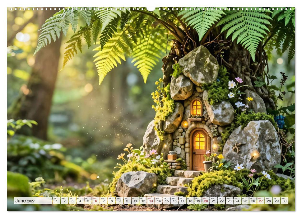 Where the Fairies Dwell - A year of hidden forest homes and gentle magic (CALVENDO Premium-Calendar 2027)