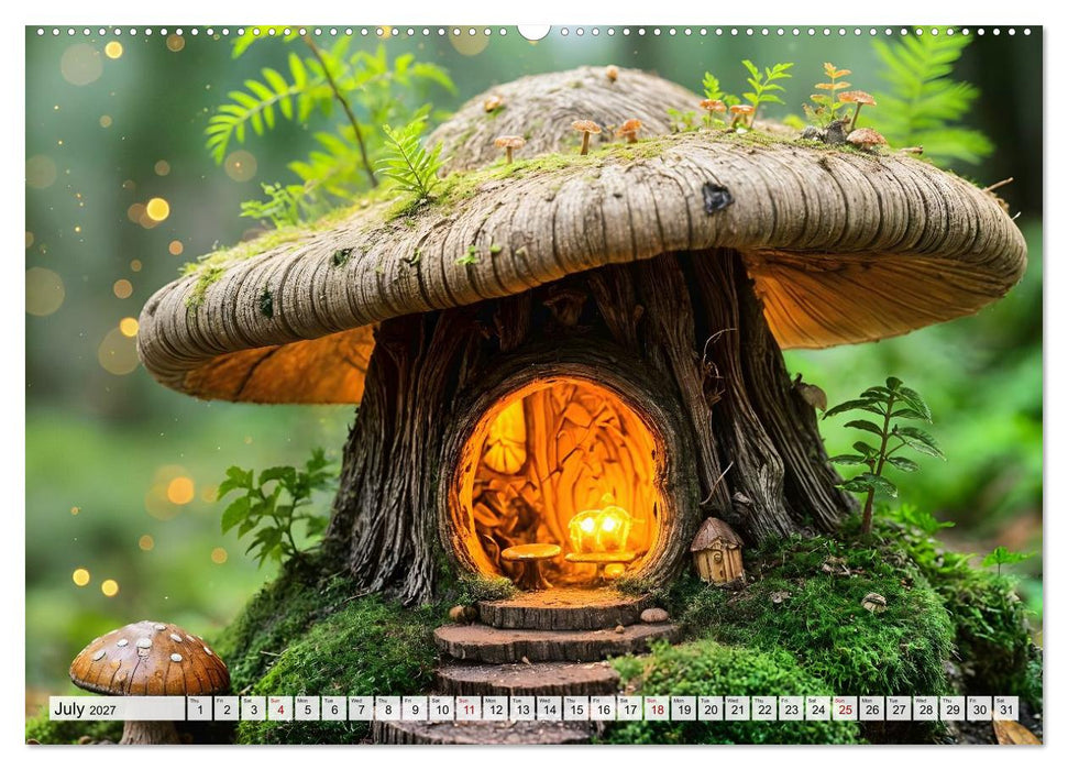 Where the Fairies Dwell - A year of hidden forest homes and gentle magic (CALVENDO Premium-Calendar 2027)