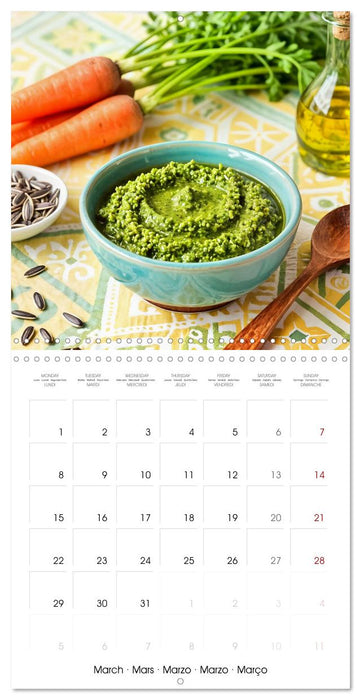 Zero Waste Pesto - From Scraps to Color – Vibrant Kitchen Magic (CALVENDO Monthly Calendar 2027)