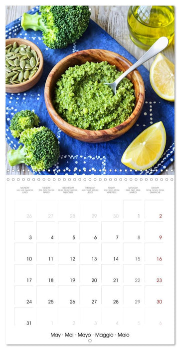 Zero Waste Pesto - From Scraps to Color – Vibrant Kitchen Magic (CALVENDO Monthly Calendar 2027)