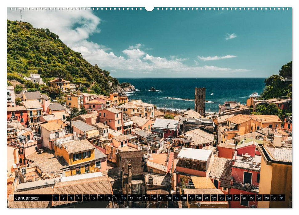 Cinque Terre - Traumhaft schön (CALVENDO Premium Wandkalender 2027)