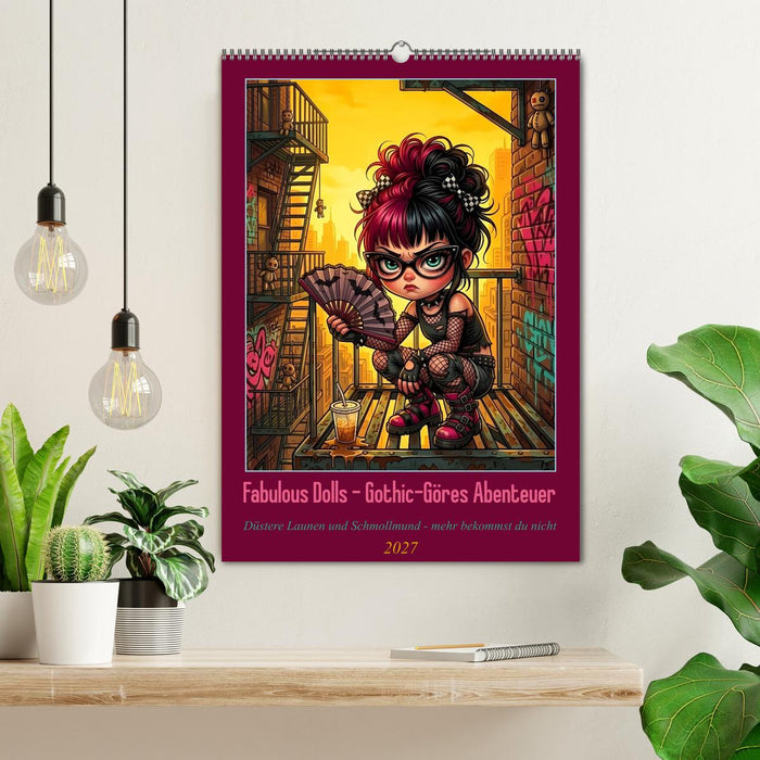 Fabulous Dolls - Gothic-Göres Abenteuer (CALVENDO Wandkalender 2027)