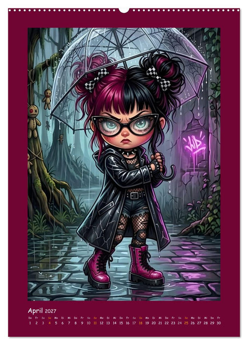 Fabulous Dolls - Gothic-Göres Abenteuer (CALVENDO Wandkalender 2027)