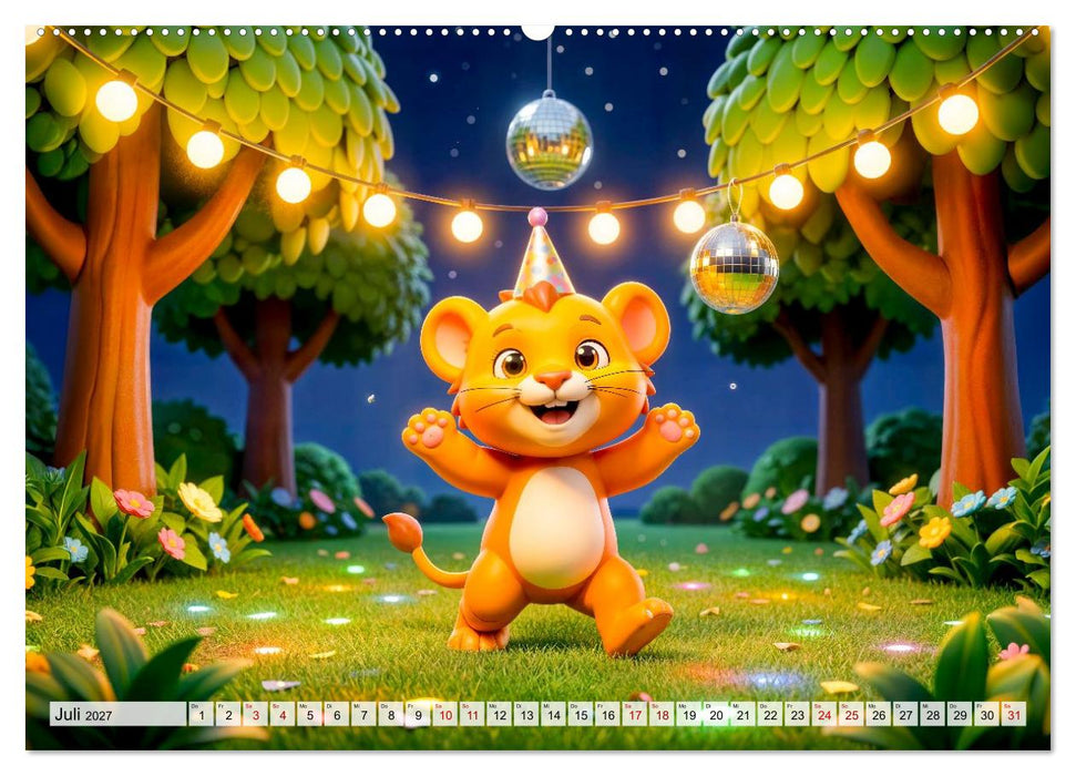 Kinder‑Sternzeichen - Fröhlicher und bunter Kalender (CALVENDO Premium Wandkalender 2027)