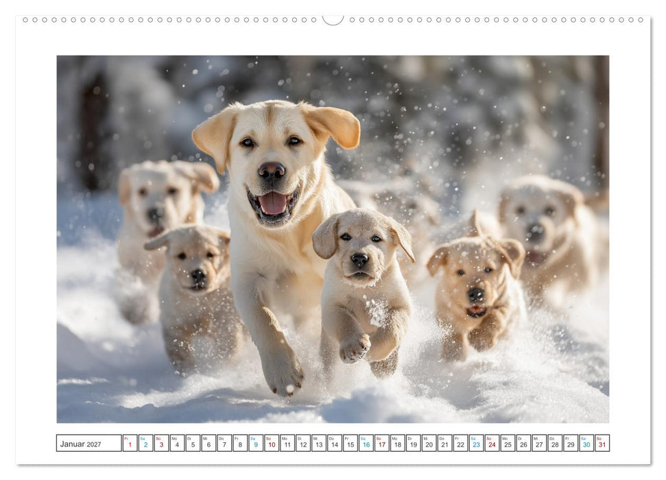 Labrador Liebe (CALVENDO Wandkalender 2027)