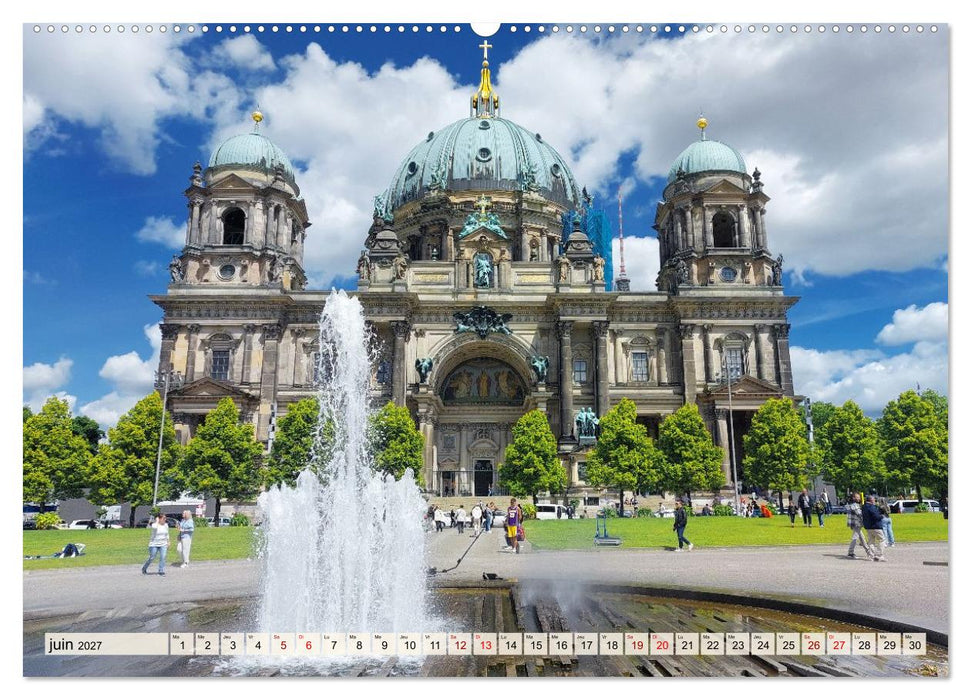 Berlin - dans le centre historique (CALVENDO Calendrier mensuel 2027)