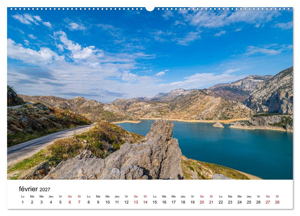 LA RIVIERA TURQUE Antiquité. Côte. Lumière. (CALVENDO Calendrier mensuel 2027)