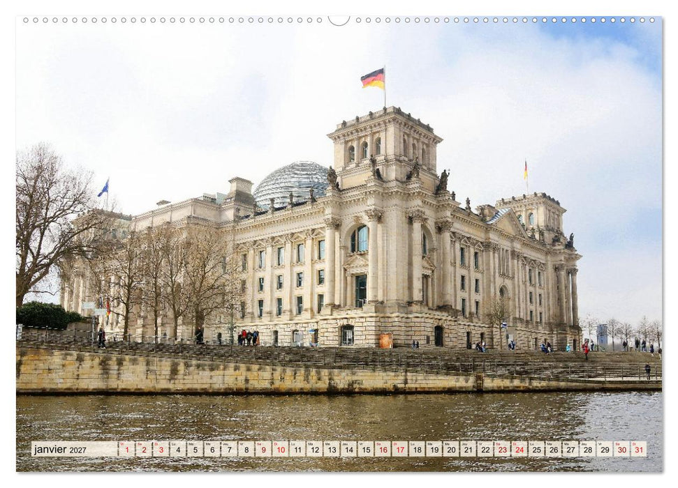Berlin - dans le centre historique (CALVENDO Calendrier supérieur 2027)