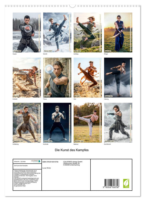 Die Kunst des Kampfes (CALVENDO Premium Wandkalender 2027)