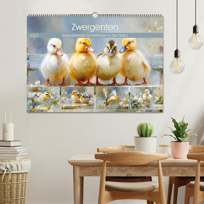 Zwergenten. Bezaubernde Schreihälse in der Natur (CALVENDO Wandkalender 2027)
